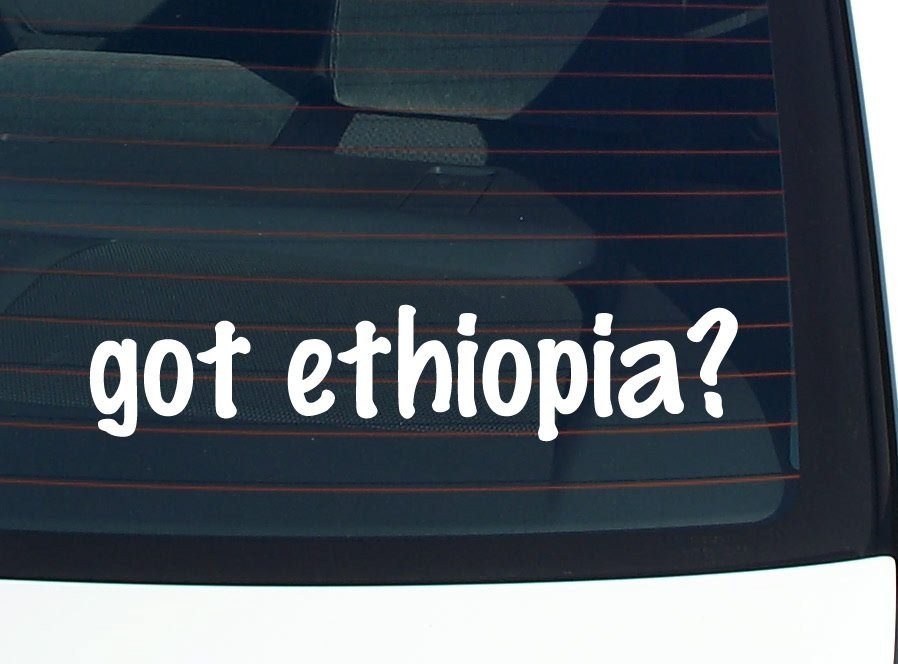 Ethiopia Pride Car Bumper Sticker Vinyl Decal Funny Joke Window Art