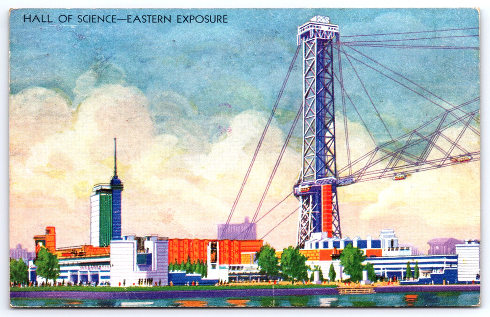 Chicago Illinois IL A Century Of Progress Hall Of Science Vintage Postcard 1934