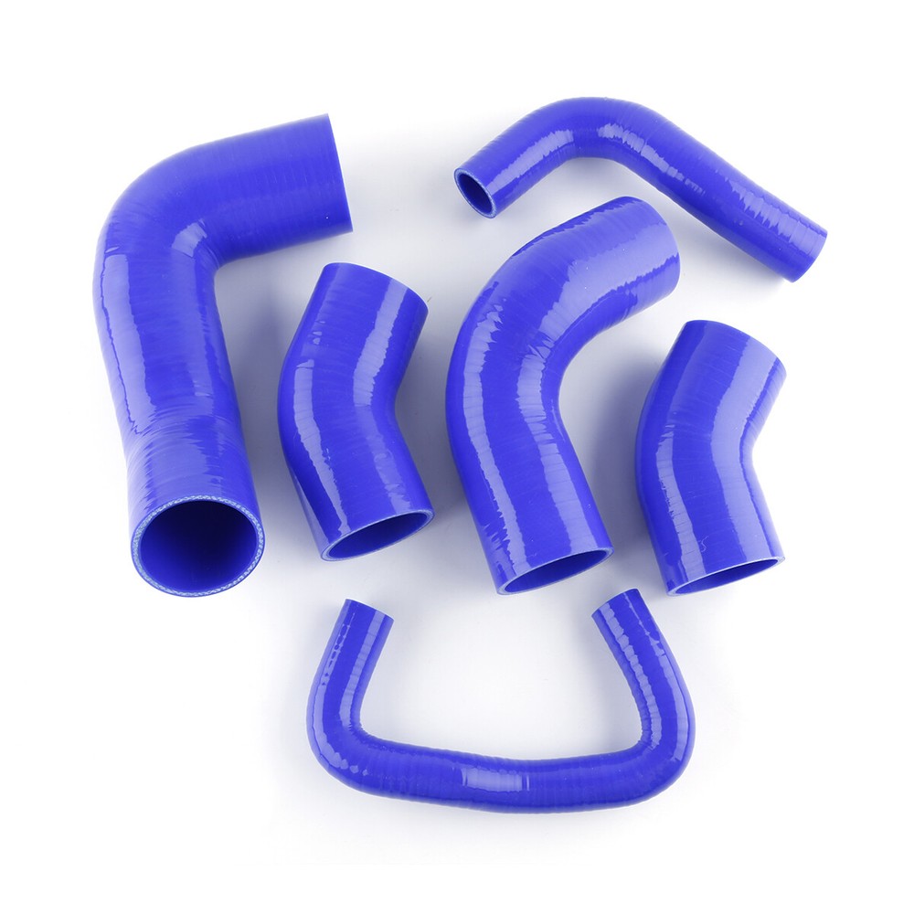 Blue Silicone Radiator Coolant Hose For Mitsubishi Lancer EVO 7 8 9 CT9A 4G63