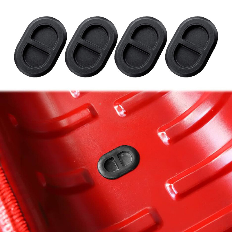 Car Floor Pan Drain Plug Cover Cap Rubber Black Fit For Jeep Wrangler 2014-2025