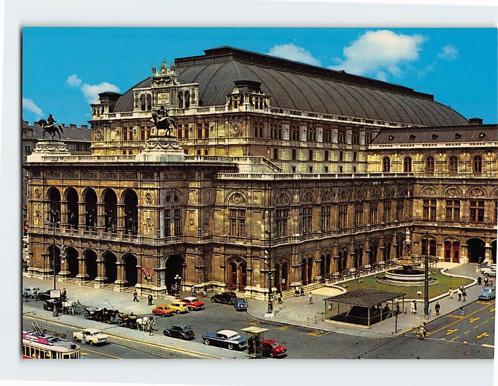 Postcard Opera House Vienna Austria