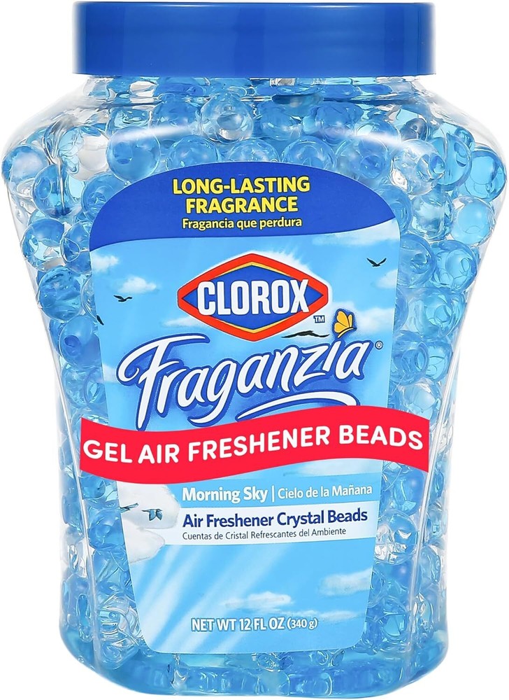 Fraganzia Air Freshener Crystal Beads, 12 Fl Oz (Pack of 1), Morning Sky