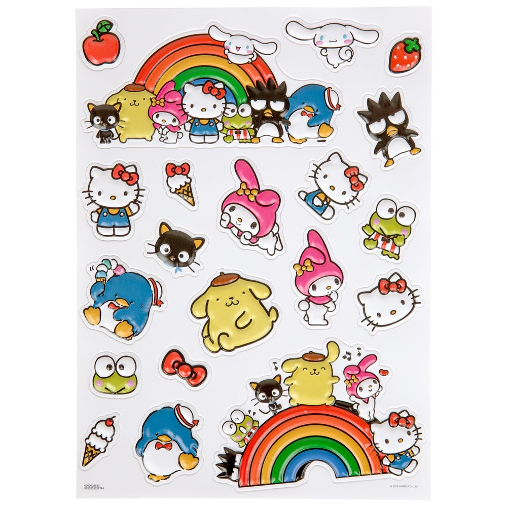 `Hello Kitty ``Red`` Raised Sticker Sheet In Display` ACC NEWAnother great item from Rarewaves USA | Free delivery!