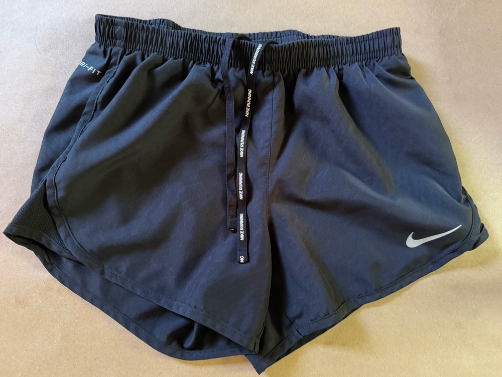 Nike Dri Fit Athletic Unlined Running Shorts Black