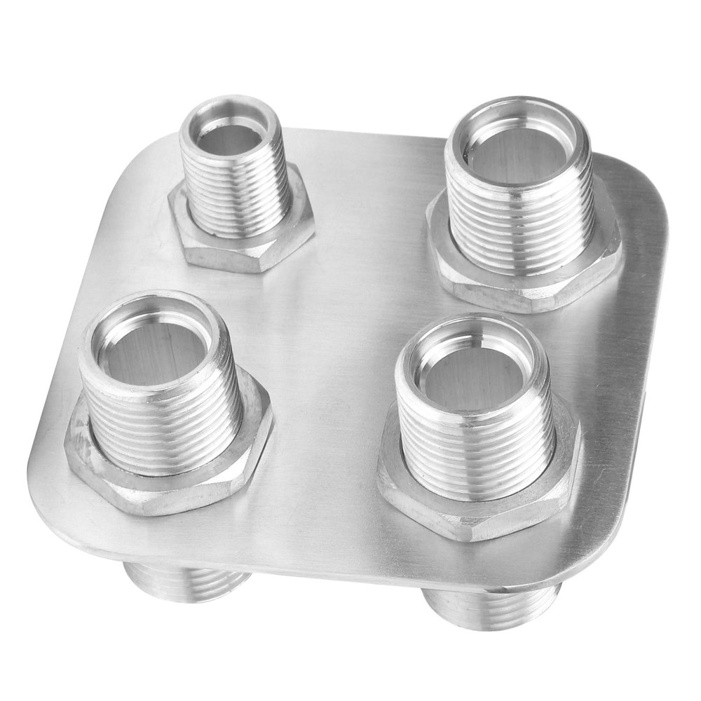 Universal 4 Port Air Conditioning Hose Fitting for GM Performance Parts Upgrade