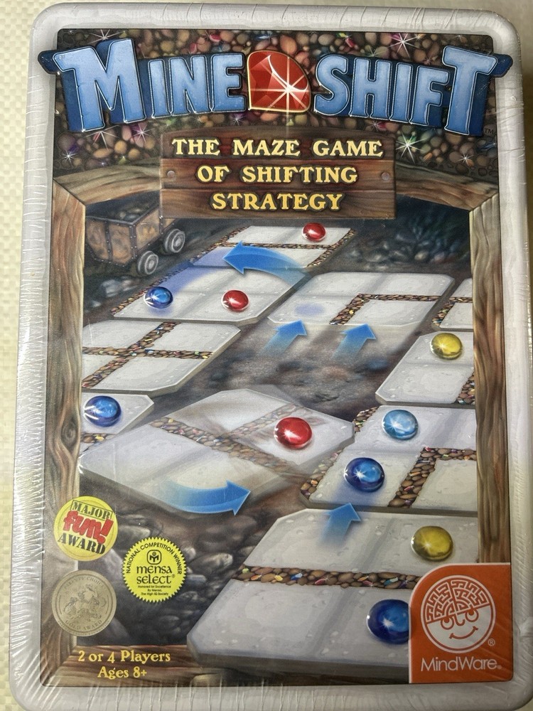 MindShift Strategy Board Game Sealed Tin Edition MindWare Complete New