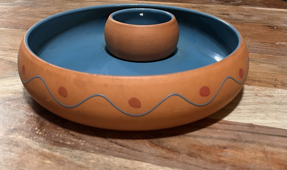 VTG  Salsa Dip-in Bowl Made in Portugal for Himark 10” Diameter