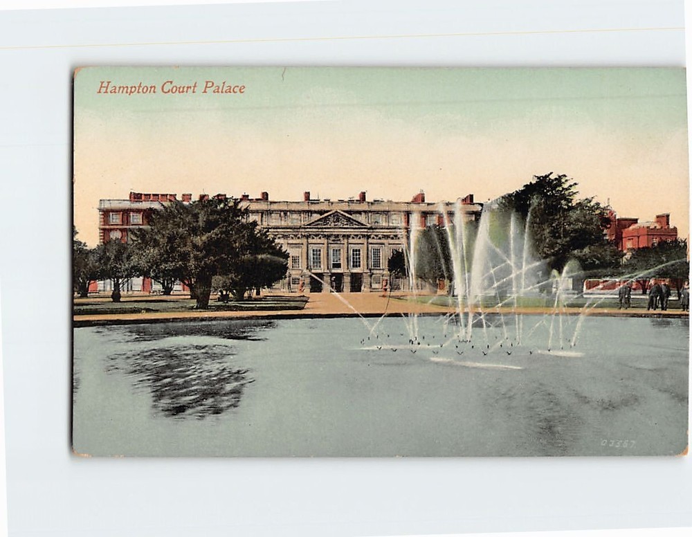 Postcard Hampton Court Palace East Molesey England