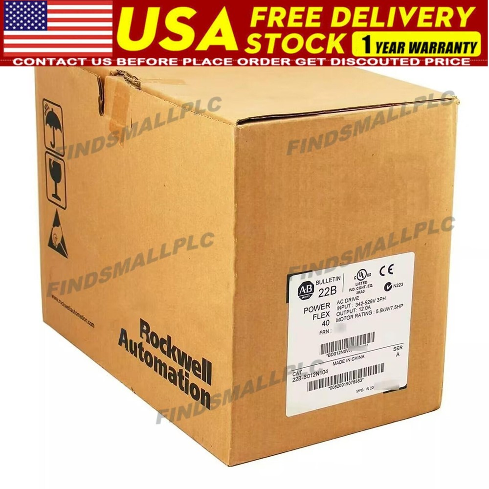 NEW  Allen Bradley 22B-B012N104 PowerFlex 40 AC Drive 240V 2.2kW 3HP US Free Tax