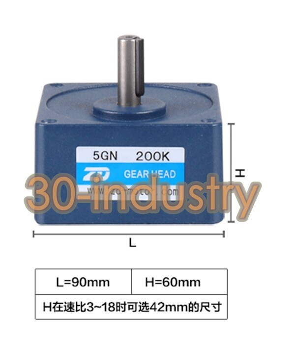 1PCS NEW FOR ZD 5GN 150K 180K 200K 250K 300K 500K 750K Gear Reducer Motor