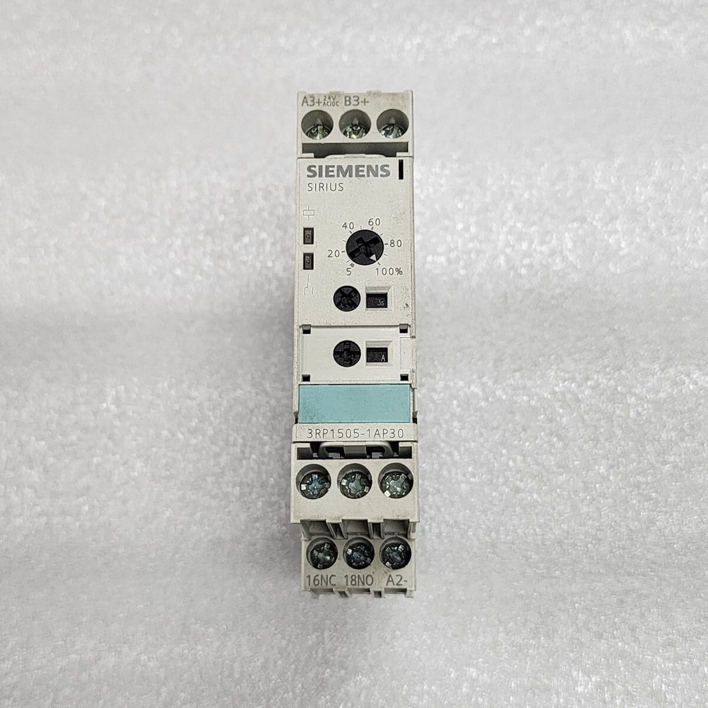 Siemens 3Rp1505-1Ap30 Timing Relay 24Vac-Dc/200-240Vac
