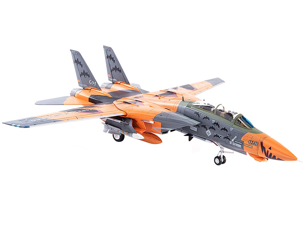 2023 Grumman F-14D Tomcat Fighter Plane Diecast Model 1/144 Ace Combat Pumpki...-image