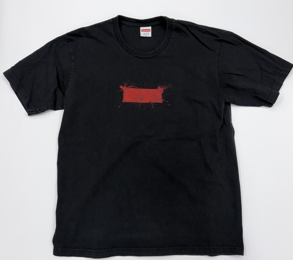 Supreme x Ralph Steadman Box Logo Tee SS22 Black MEDIUM (M) FW22 EUC