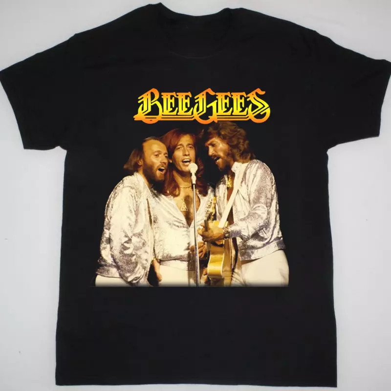 NEW Bee Gees Band Music Gift For Fan All Size Black Shirt