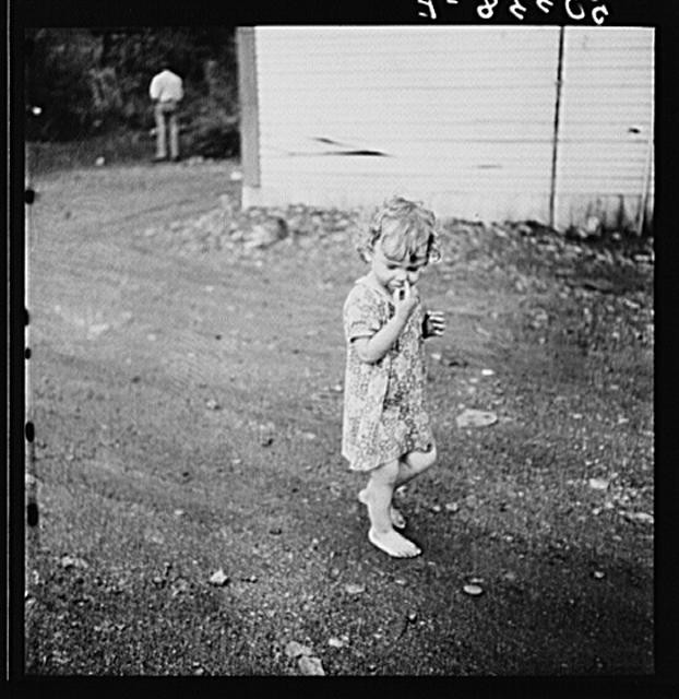 Photo:Scotts Run West Virginia Coal Miner's Child 1938 Girl FSA