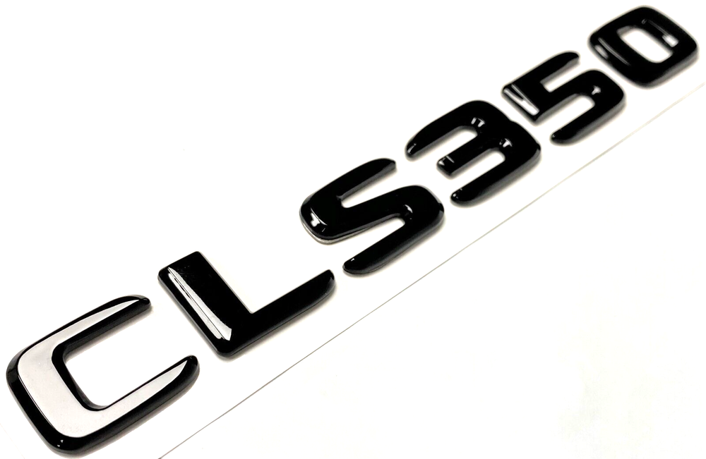 Gloss Black CLS350 Trunk Emblem Badge for Mercedes Rear Decal Letters