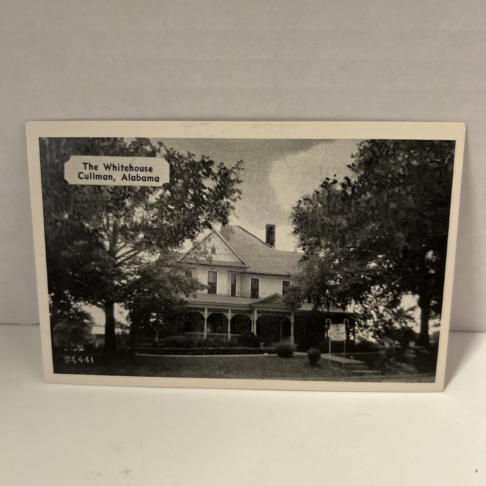 Vintage Postcard The Whitehouse Cullman Alabama