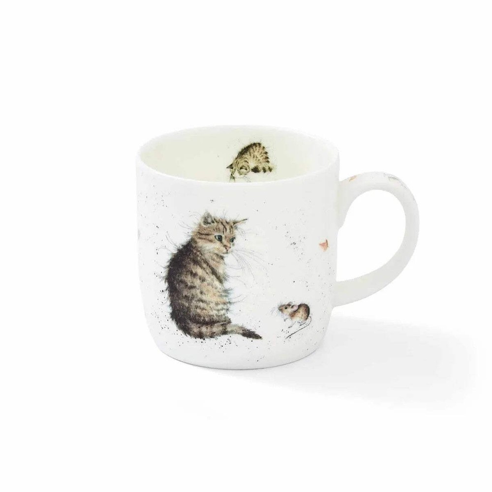 Cat and Mouse Mug - Royal Worcester Wrendale 11 oz