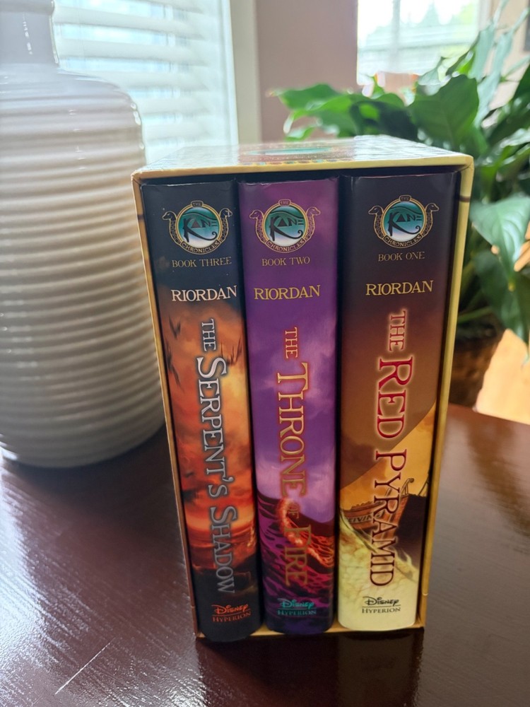 Kane Chronicles Books 1-3 Hard Cover Box Set by Rick Riordan Complete Set