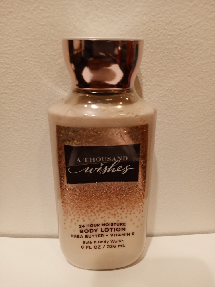 Bath & Body  A Thousand Wishes Body Lotion 8 Oz 236 Ml Brand New Free Ship