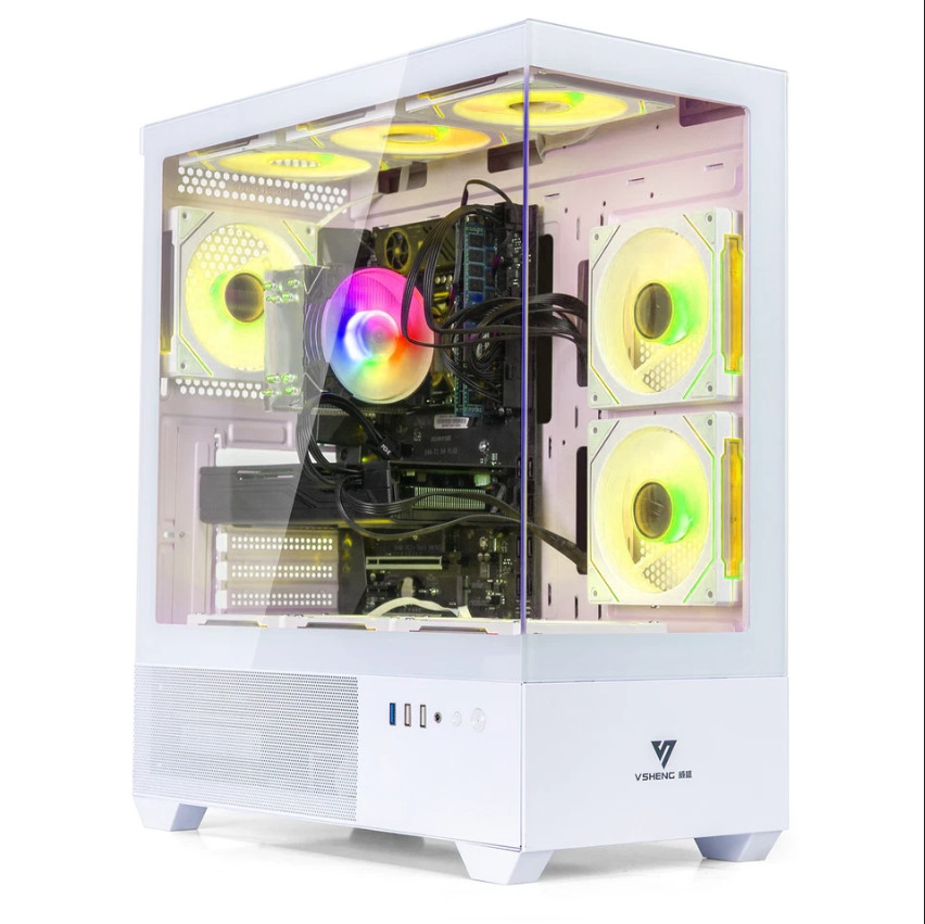 ARBG Gaming PC Desktop Intel i7-8700K RTX 4060 16GB RAM 1TB SSD Win11 WiFi6