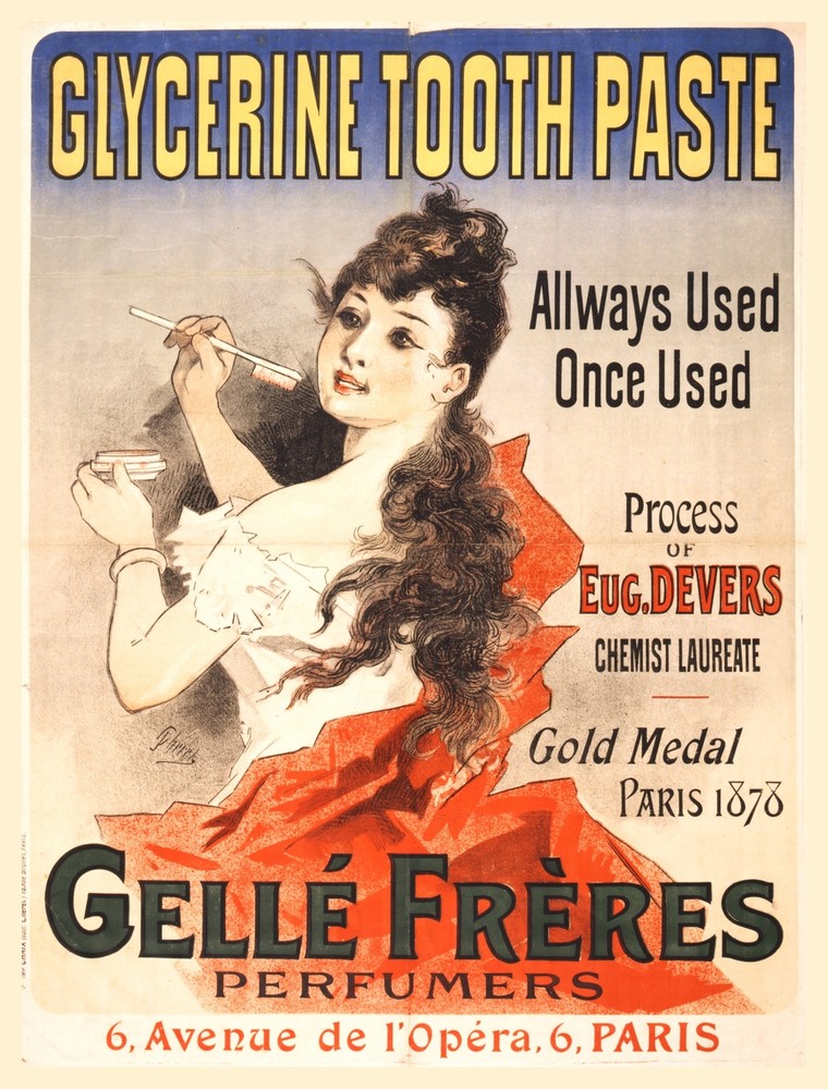 9724.Decoration Poster.Room Wall art.Home decor.Victorian toothpaste.Dentist
