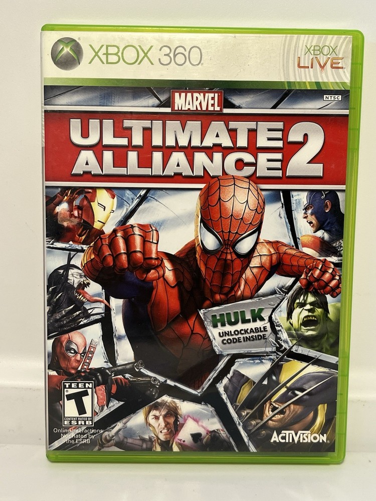 Marvel Ultimate Alliance 2 (Xbox 360) CIB / Complete tested