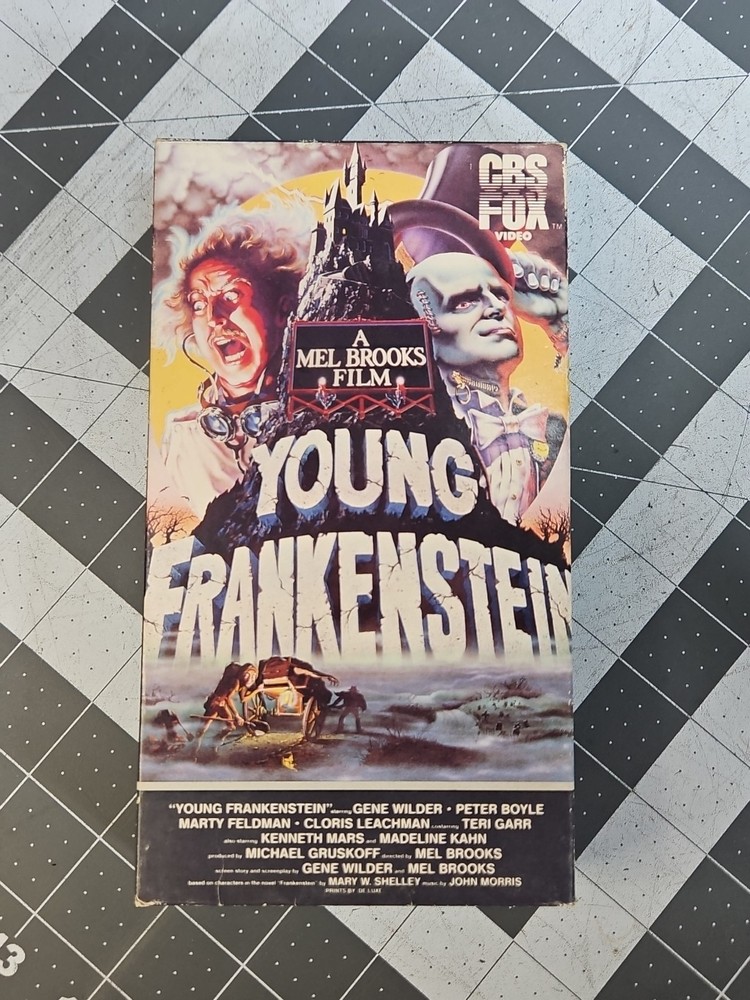 Young Frankenstein VHS PAL Comedy Horror - Gene Wilder - GUC Vintage VHS CBS Fox