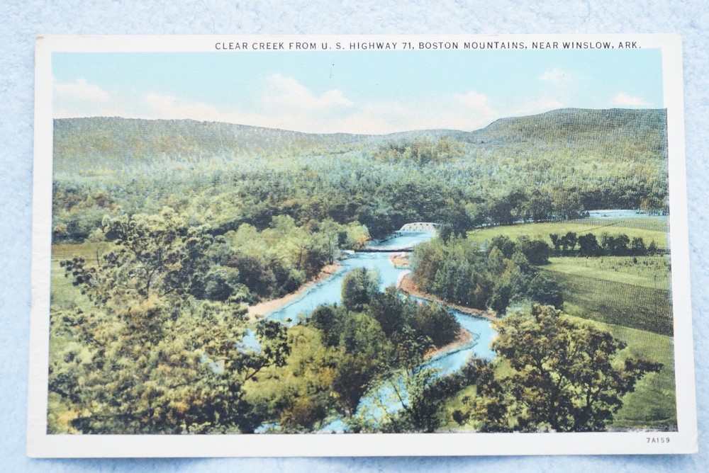 Clear Creek from U.S. Highway 71, Boston Mountains, near Winslow, Arkansas