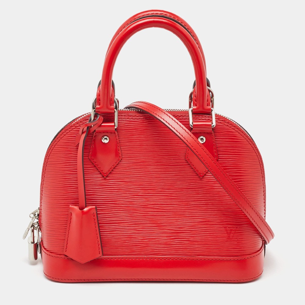 Louis Vuitton Coquelicot Epi Leather Alma BB Bag