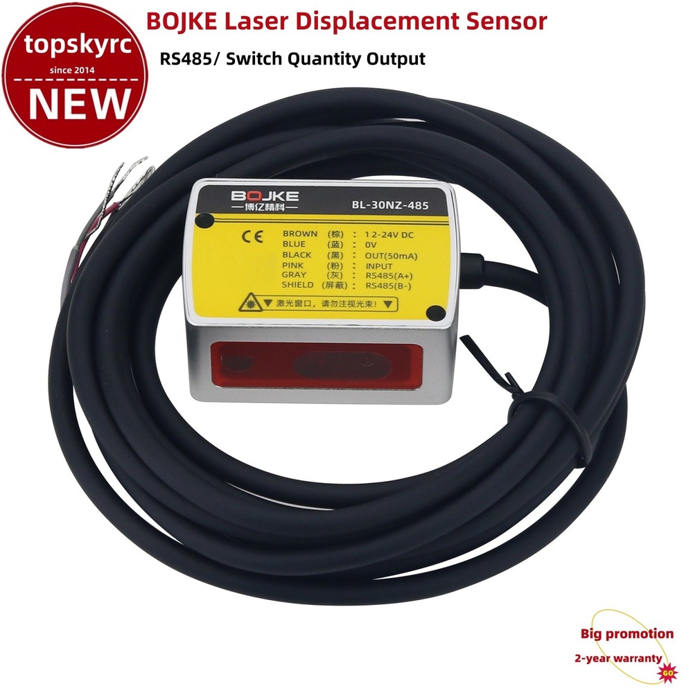 BOJKE Laser Displacement Sensor Supports Switch Quantity Output / RS485