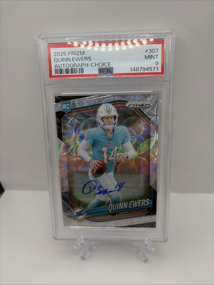 2025 Quinn Ewers Rookie Auto 307 Choice Panini Prizm