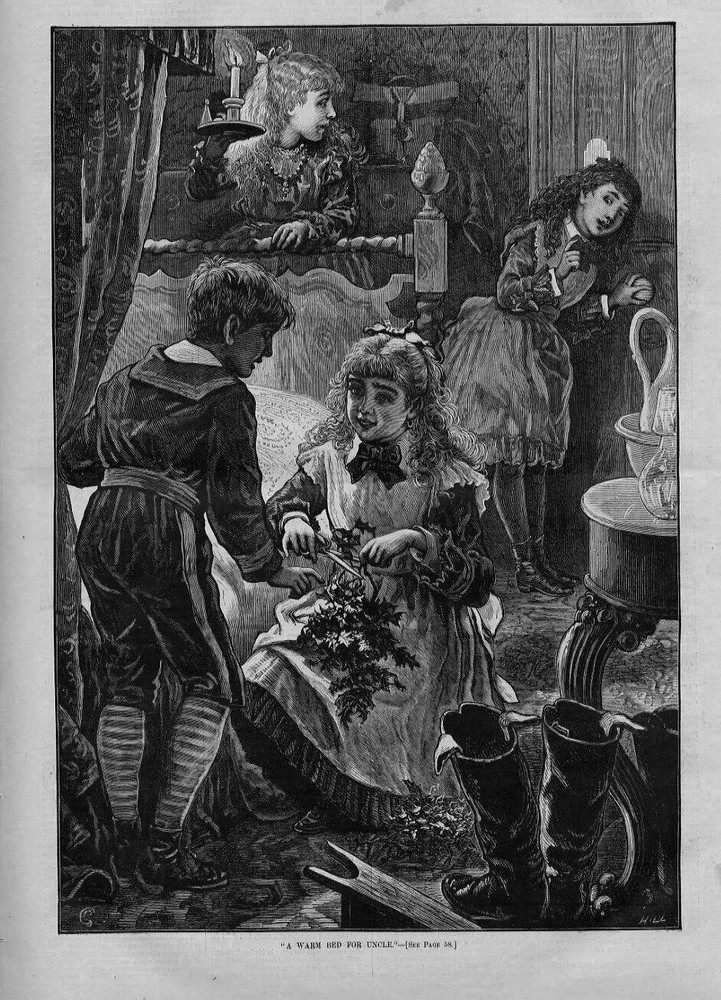 PRACTICAL JOKERS CHILDREN PREPARE A WARM BED OF PRICKLY HOLLY PLANT FOR UNCLE