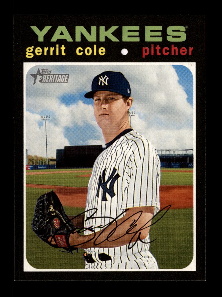 2020 Topps Heritage #367 Gerrit Cole New York Yankees