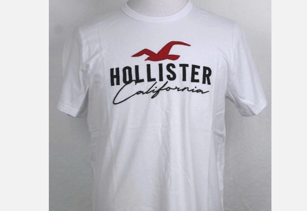 Hollister With Logo T-shirt Crew Neck Short Sleeve