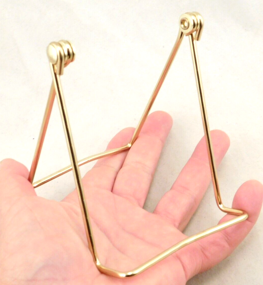 Easel Display Stand Gold Color Adjustable Medium Sized