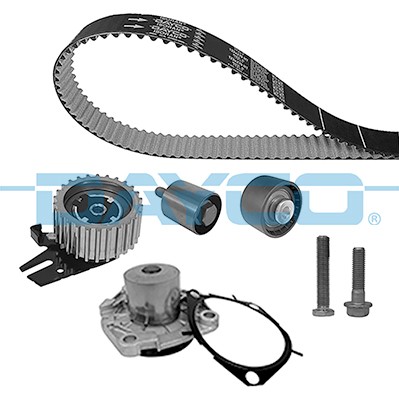 KTBWP11910 DAYCO Water Pump + Timing Belt Kit for Alfa Romeo, Chrysler, Jeep
