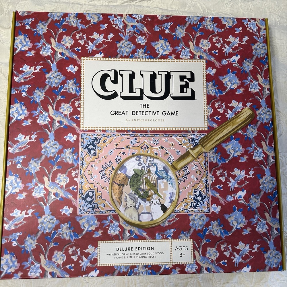 Clue For Anthropologie Deluxe Edition Sold Out Board Game