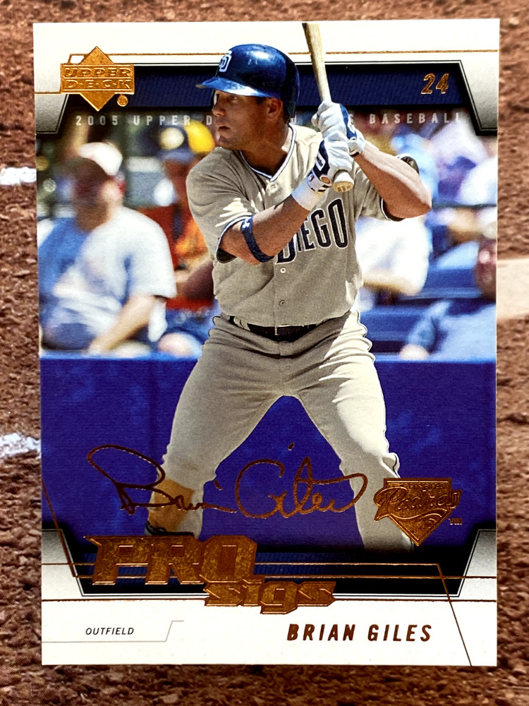 Brian Giles 2005 Upper Deck Pro Sigs #71 San Diego Padres