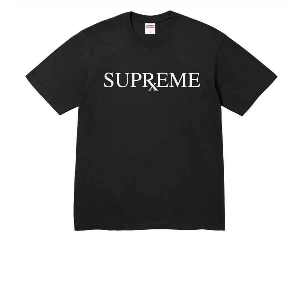 Supreme RX Black Tee Medium
