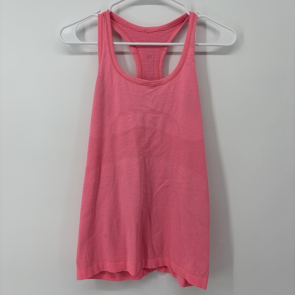 Lululemon Swiftly Tech Racerback Tank Top Pink Women’s Size 8 Athletic Gym