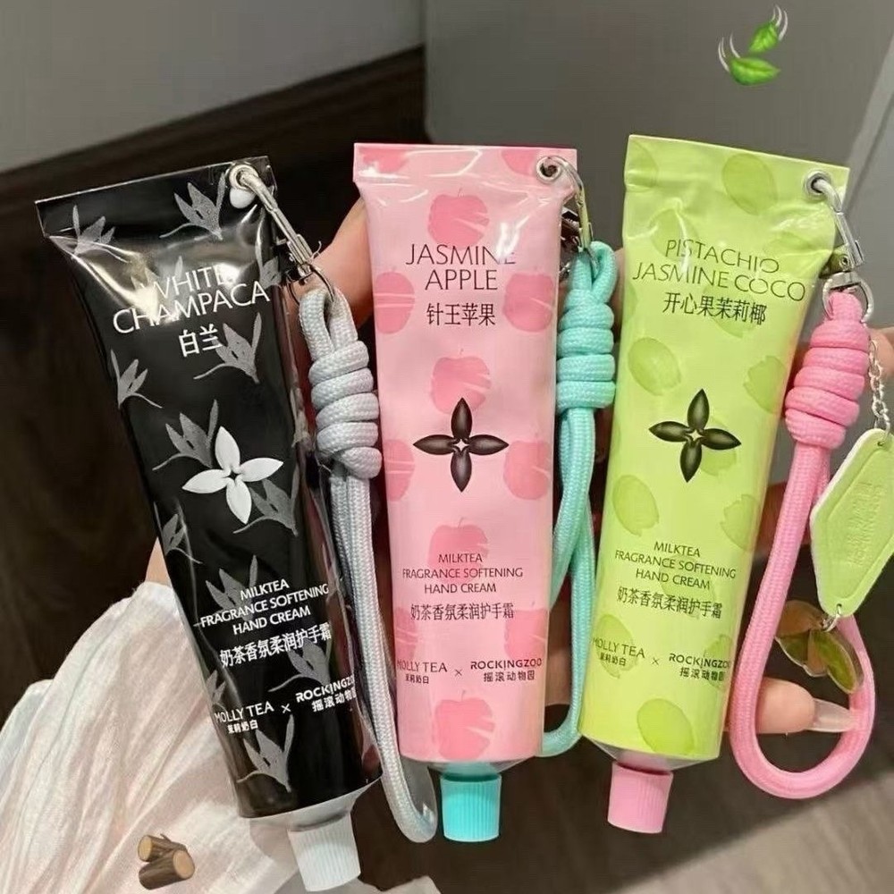 Molly Tea Rock  Zoo Hand Cream 50g Apple Scent Limited Edition Moisturizing Gift