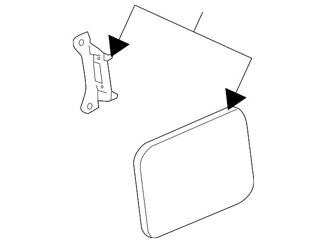 Genuine Ford Door Fuel Tank Filler Access 8A5Z-54405A26-A