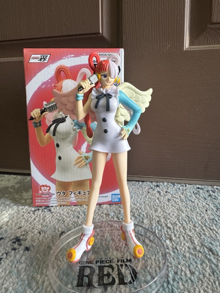 Bandai ONE PIECE Film Red Ichibansho Uta Figure More Beat Mic Pose Near Mint