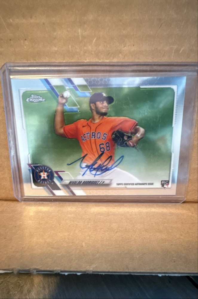 2021 Topps Chrome - Rookie Autographs Nivaldo Rodriguez #RA-NR (AU, RC)