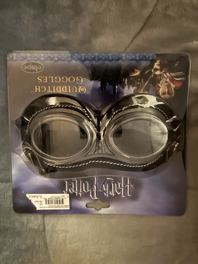 REALISTIC OFFICIAL HARRY POTTER QUIDDITCH GOGGLES  FAUX LEATHER Brand New!!