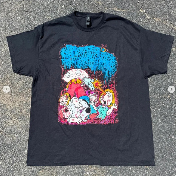 Sanguisugabogg Band Family Guy T-Shirt Size S To 5Xl