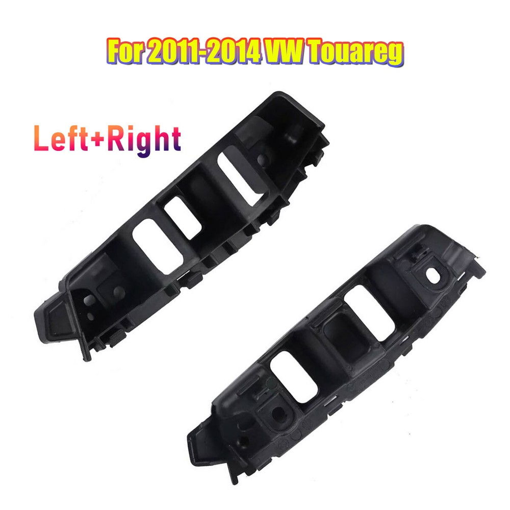 For 2011-2014 VW Touareg A Pair Front Bumper Guide Brackets Set