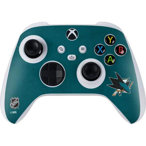 NHL San Jose Sharks Xbox Series S Controller Skin - San Jose Sharks Distressed