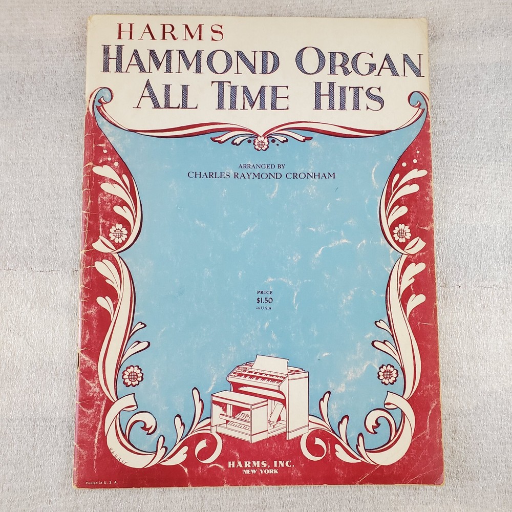 Harms Hammond Organ All Time Hits Cronham Cole Porter, Friml, Polla, Gade